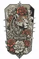 kefiah palestine tattoo design idea
