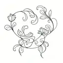 tattoo consisting of dates of birth: 11/27/1981 10/28/1967 03/04/1998 10/24/2001 03/18/2009 tattoo design idea