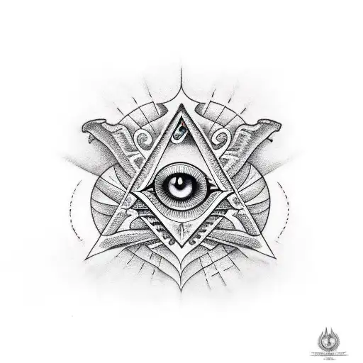 illuminati  tattoo design idea
