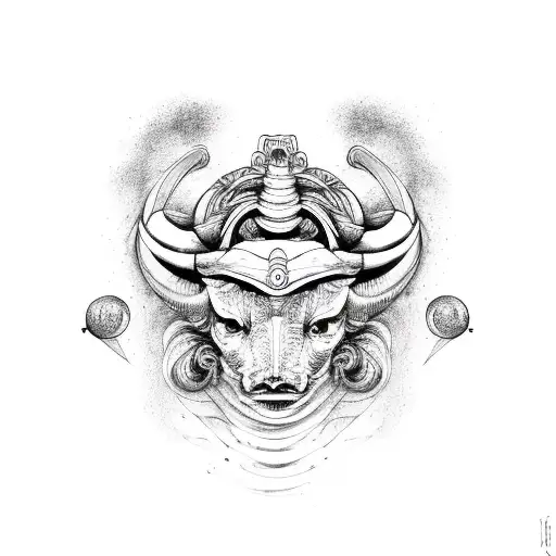 Gemini Aries Aquarius tattoo design idea