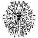 Spider Web tattoo design idea