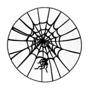 Spider Web tattoo design idea