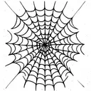 Spider Web tattoo design idea