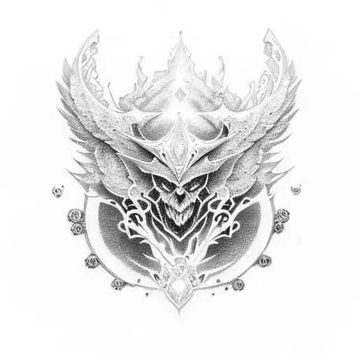 angemon tattoo design idea