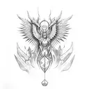 angemon tattoo design idea