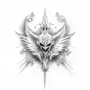 angemon tattoo design idea