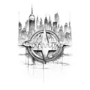 gotham city  tattoo design idea