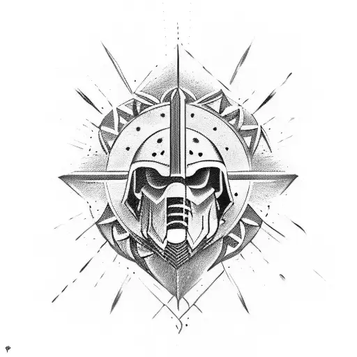 Molon Labe with Spartan tattoo design idea