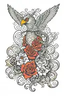 anxiety curiousity breath tattoo design idea