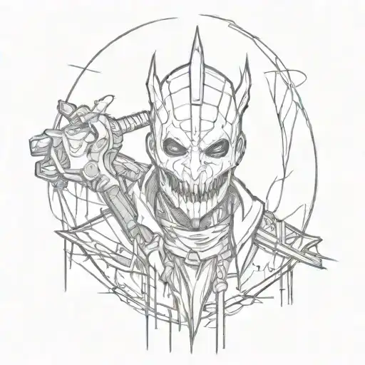 Dead by Daylight tattoo design idea
