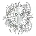 Dead by Daylight Logo tattoo design idea