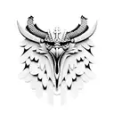 viking eagle tattoo design idea