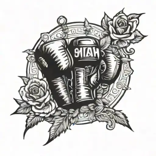 echo, 'mohegan', boxing, strength, money   tattoo design idea