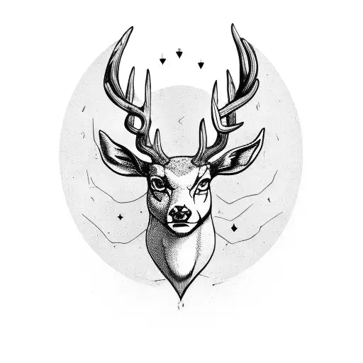 80 Inspiring Deer Tattoo Designs | Art and Design | Tatuagem geométrica,  Desenho de tatuagem geométrica, Padrões de tatuagem