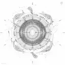 A celestial map of the night sky with constellations forming the shape of a swimming pool tattoo design idea