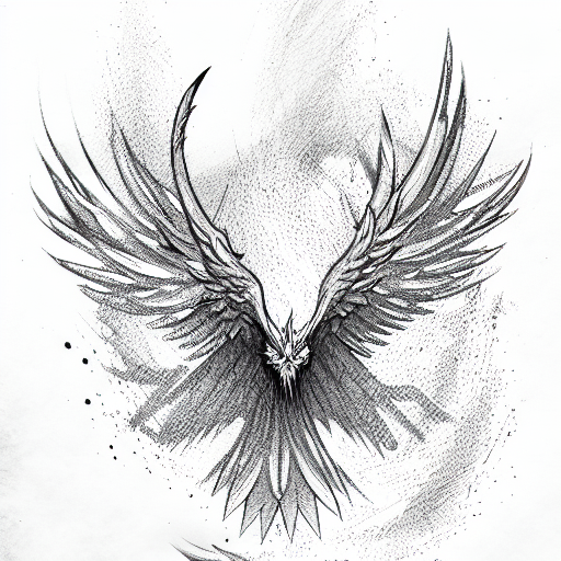 Phoenix tattoo design idea