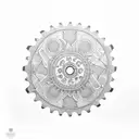 bicycle chainring freedom strong tattoo design idea