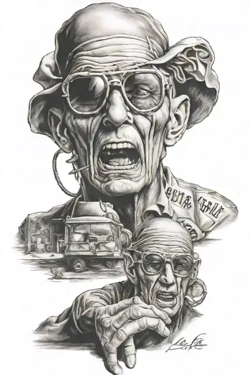 see no evil tattoo design idea