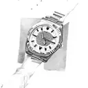 devil hands holding a rolex sourounded by money tattoo design idea