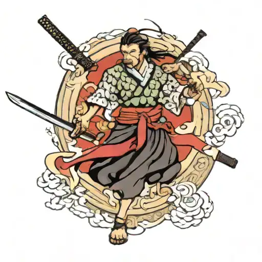 Miyamoto Musashi tattoo design idea