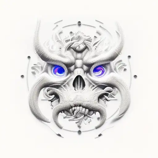 tattoo containing elements of 3D printing, car parts and LEDs tattoo design idea