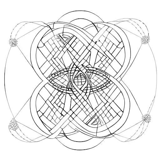 A DNA double helix intertwined with lines of JavaScript code tattoo design idea