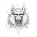 five M tattoo design idea