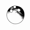 Pale Blue Dot tattoo design idea