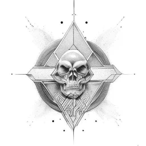 existence, universe, spiritual tattoo design idea