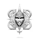 Ankh Symbol tattoo design idea