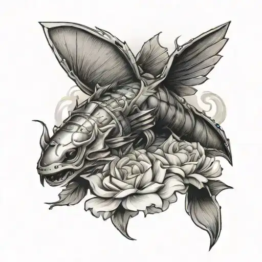 helldiver's sake tattoo design idea