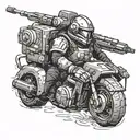 helldivers tattoo design idea