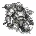 helldivers tattoo design idea