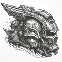 helldivers tattoo design idea
