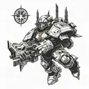 helldivers 2 tattoo design idea