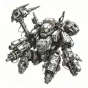helldivers 2 tattoo design idea