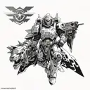 helldivers 2 tattoo design idea