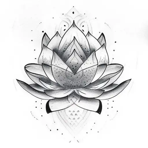 Spinal tattoo: Detailed lotus, flowing poetry, musical notes, crescent moon. tattoo design idea