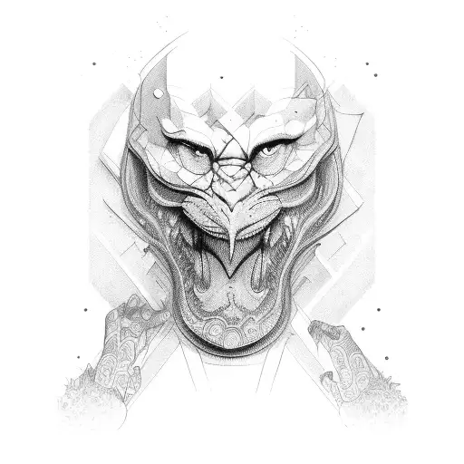 men giving and to kid with hand bag tattoo design idea