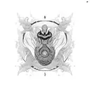 lidl worm hummus tattoo design idea