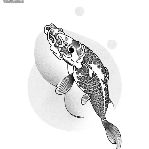 Koi Fish tattoo design idea