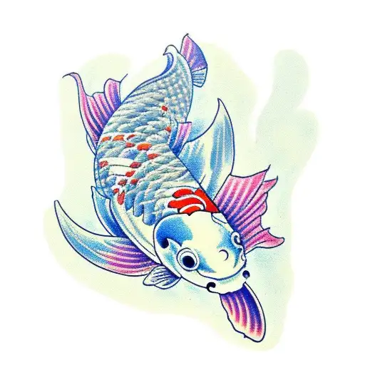 Koi Fish tattoo design idea