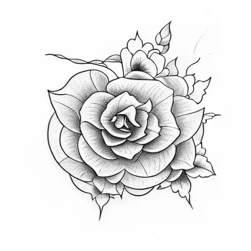 Begonia flower 🥀💫💘💜✨ Design by @mood_bkk . . Artist : @dettolphin  Design : @dettolphin #mood_bkk #moodtattoostudio #tatto... | Instagram