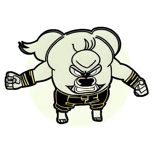 Gorilla tattoo design idea