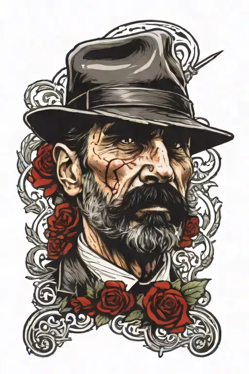 daniel day lewis in there will be blood tattoo design idea
