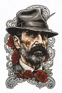 daniel day lewis in there will be blood tattoo design idea