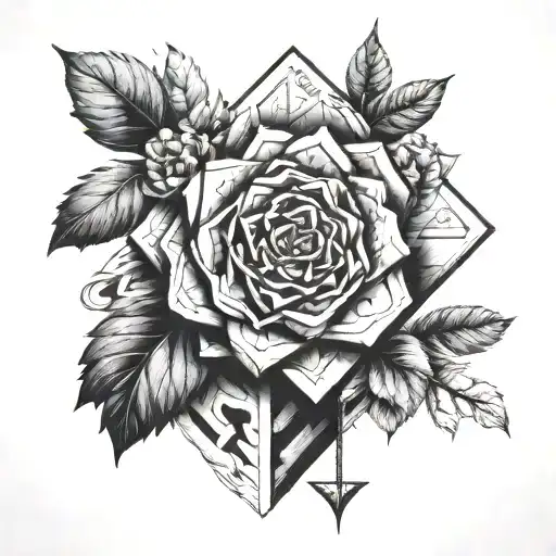 Thinking outside the box is such a broad concept that it sometimes seems cliché. But Samuel came to me to portray a m tattoo design idea