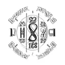 1968 and 1972 in Roman numerals  tattoo design idea