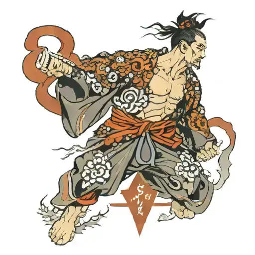 A fighter after God's heart guards his heart (Proverbs 4:23) tattoo design idea