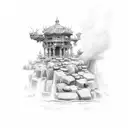 blocks tattoo design idea